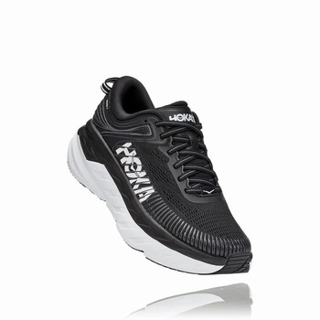 Hoka One One BONDI 7 Női Vegán Cipő Fekete | lnIEtcpy