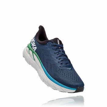 Hoka One One CLIFTON 7 Férfi Közúti Futócipő Sötétkék | Wb9mlOCx