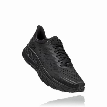 Hoka One One CLIFTON 7 Férfi Széles Cipő Fekete | 9cDEqxks