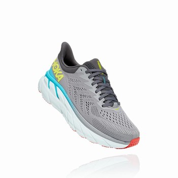 Hoka One One CLIFTON 7 Férfi Széles Cipő Szürke | ftUMhg8k