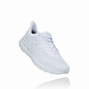 Hoka One One CLIFTON 7 Férfi Vegán Cipő Fehér | AntkPMeX