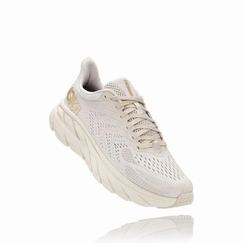 Hoka One One CLIFTON 7 Női Széles Cipő Khaki | rJW9upjZ