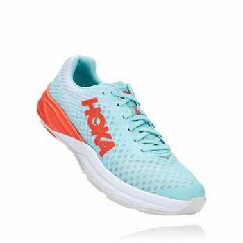 Hoka One One EVO CARBON ROCKET Női Közúti Futócipő Kék Narancssárga | rISUXMEc