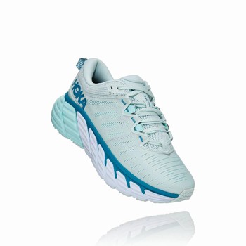 Hoka One One GAVIOTA 3 Női Széles Cipő Kék | bKeInO1a