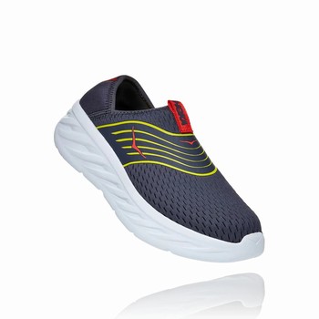 Hoka One One ORA RECOVERY Férfi Papucs Fekete Fehér | lHGqIOCp