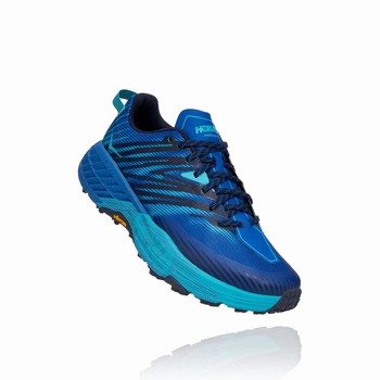 Hoka One One SPEEDGOAT 4 Férfi Széles Cipő Kék | Yg1DKaIG