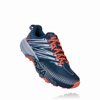 Hoka One One SPEEDGOAT 4 Női Vegán Cipő Sötétkék Fehér | iTk9Aw64