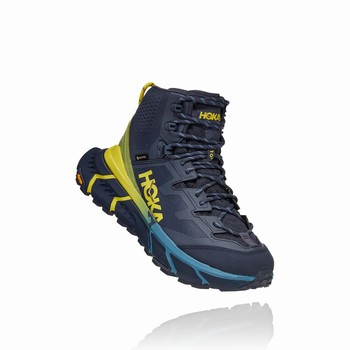 Hoka One One TENNINE HIKE GORE-TEX Női Túracipő Sötétkék Zöld | xmzJ3RYn