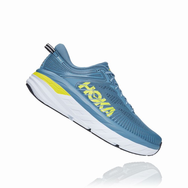 Hoka One One BONDI 7 Férfi Közúti Futócipő Kék | OXGrTsLh