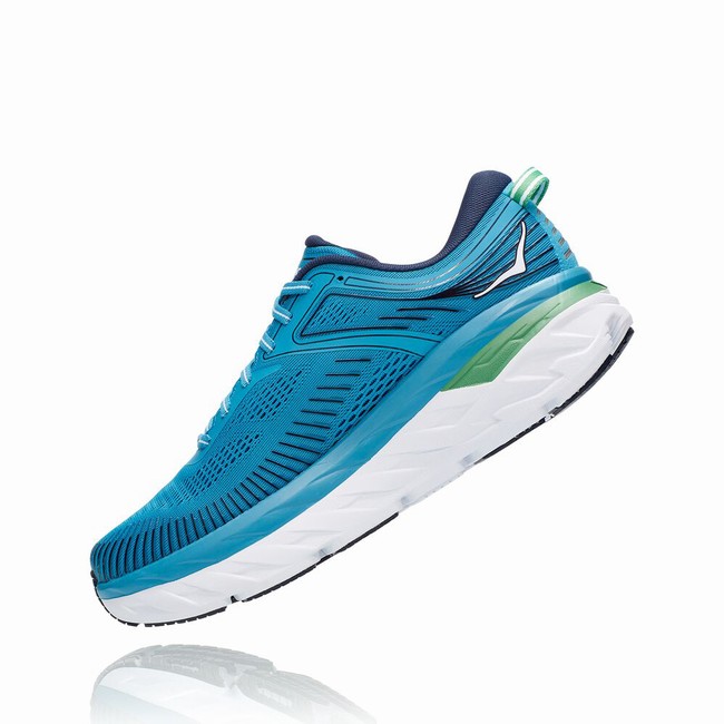 Hoka One One BONDI 7 Férfi Közúti Futócipő Kék | XIcz85RK