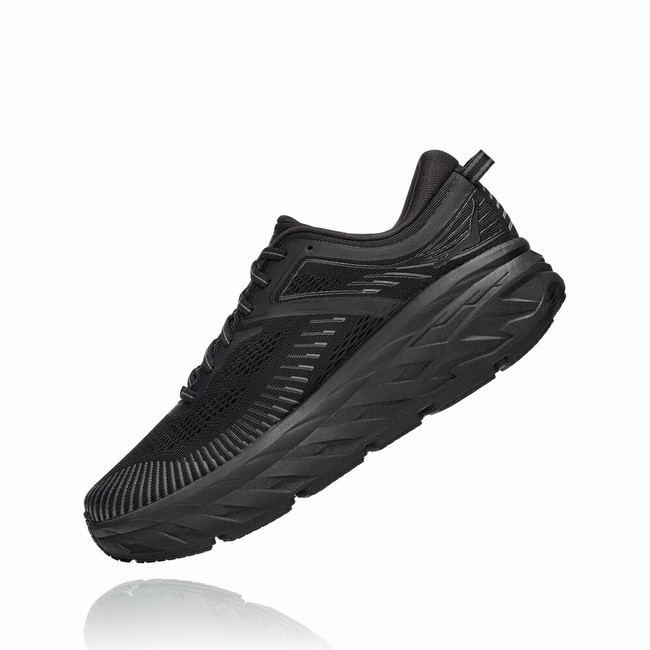 Hoka One One BONDI 7 Férfi Széles Cipő Fekete | GcyXVfEI