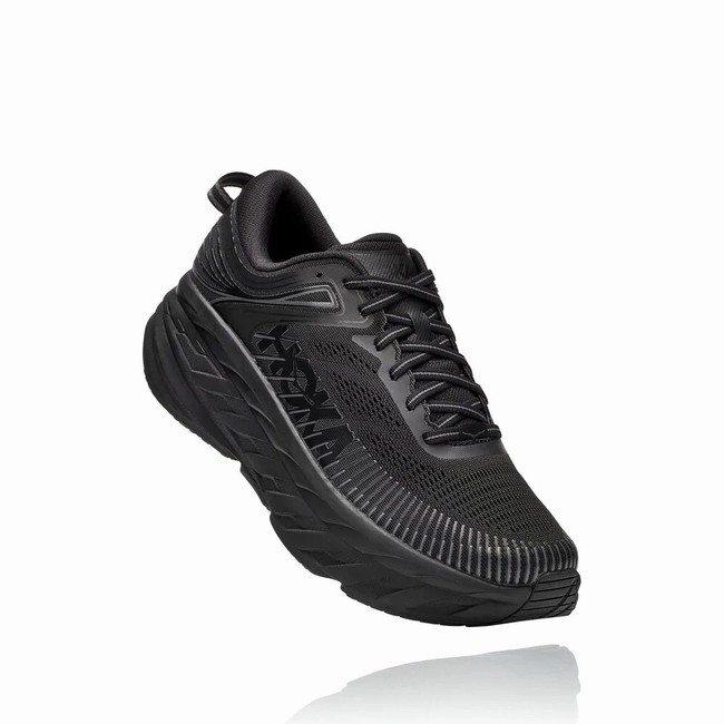 Hoka One One BONDI 7 Férfi Széles Cipő Fekete | GcyXVfEI