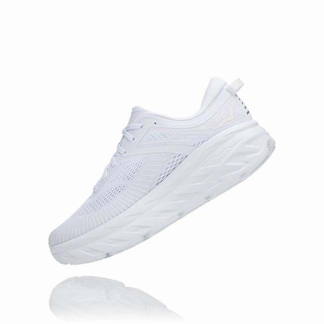 Hoka One One BONDI 7 Férfi Széles Cipő Fehér | qRQ7t3T2