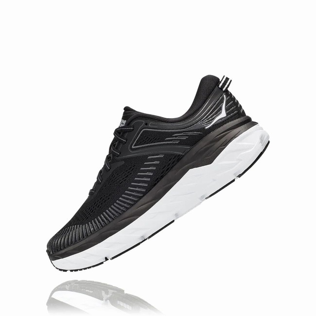 Hoka One One BONDI 7 Női Széles Cipő Fekete | 5VILSyJn