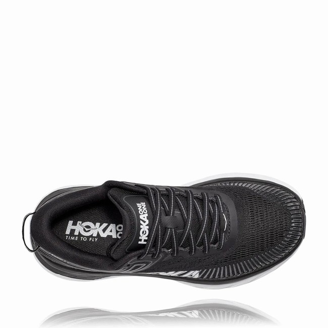 Hoka One One BONDI 7 Női Széles Cipő Fekete | 5VILSyJn