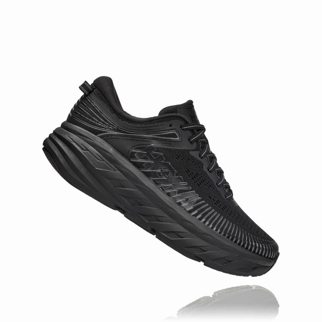 Hoka One One BONDI 7 Női Széles Cipő Fekete | OYvmojNP