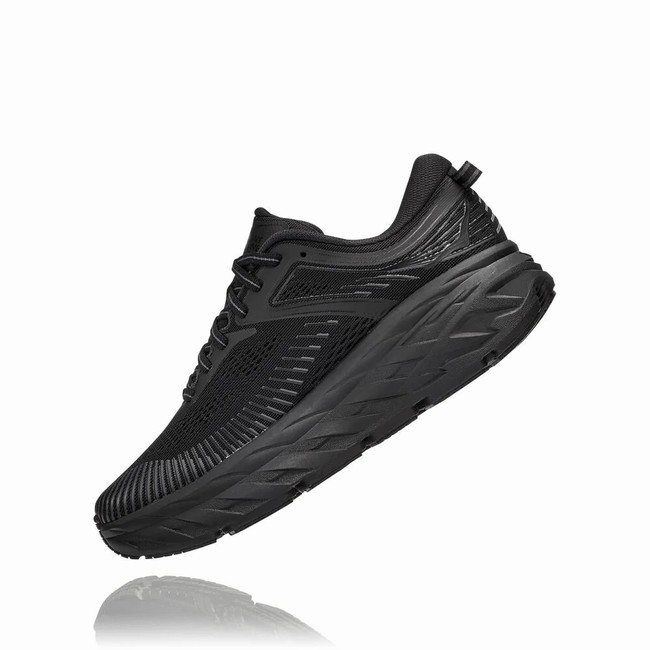 Hoka One One BONDI 7 Női Széles Cipő Fekete | OYvmojNP