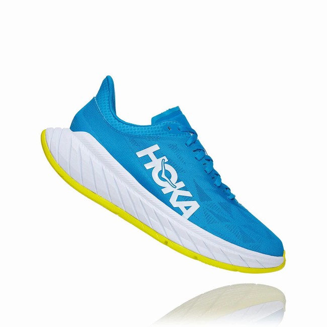 Hoka One One CARBON X 2 Férfi Közúti Futócipő Kék | 25S1uKmA