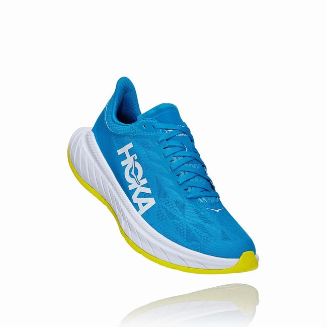 Hoka One One CARBON X 2 Férfi Közúti Futócipő Kék | 25S1uKmA