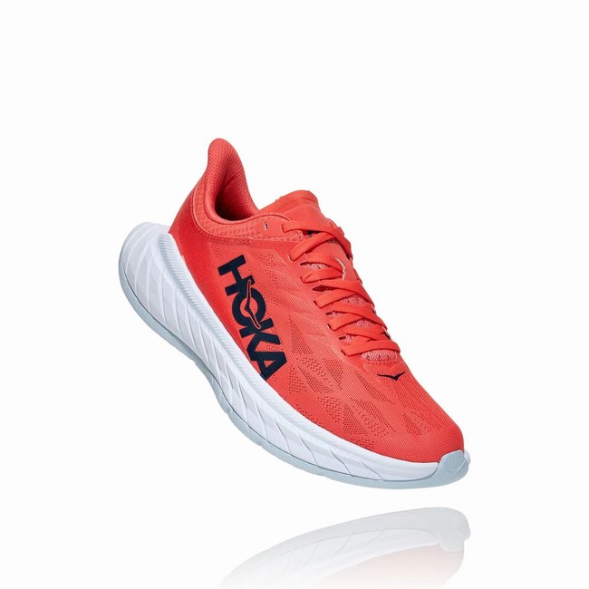 Hoka One One CARBON X 2 Női Közúti Futócipő Piros | 4Lns7IEN