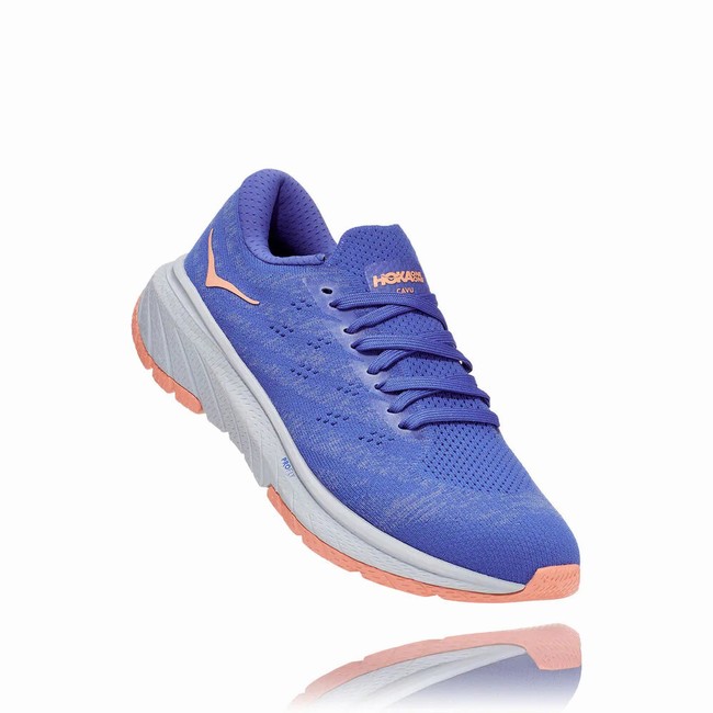 Hoka One One CAVU 3 Női Vegán Cipő Kék | 3RHpcITF