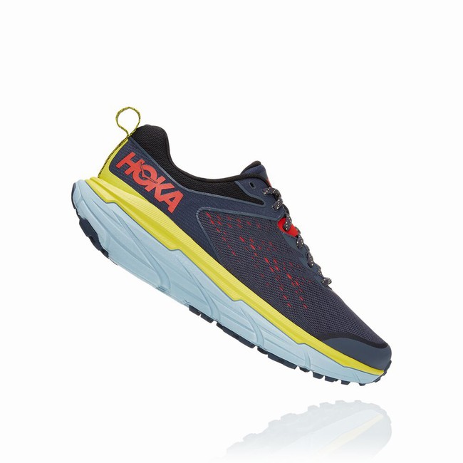 Hoka One One CHALLENGER ATR 6 Férfi Trail Futócipő Fekete Zöld Narancssárga | 5F8c1Oqp