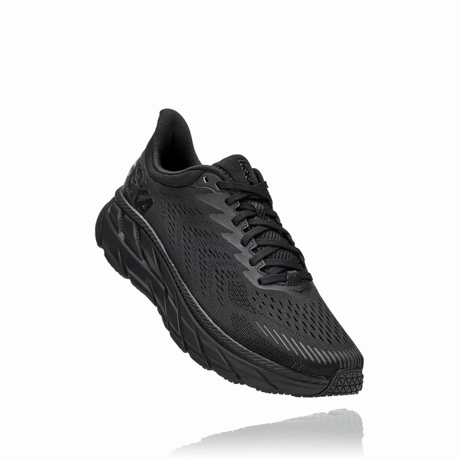 Hoka One One CLIFTON 7 Férfi Közúti Futócipő Fekete | PXlb0coj