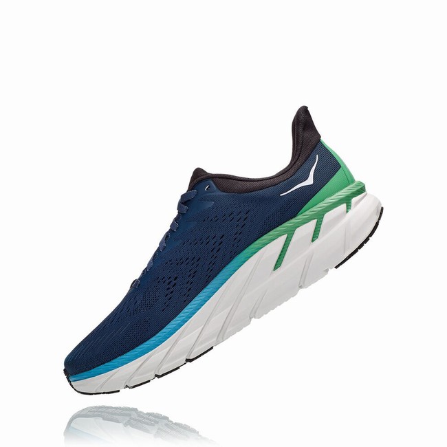 Hoka One One CLIFTON 7 Férfi Közúti Futócipő Sötétkék | Wb9mlOCx