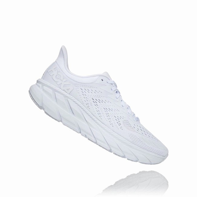 Hoka One One CLIFTON 7 Férfi Széles Cipő Fehér | 0TLGOUQc