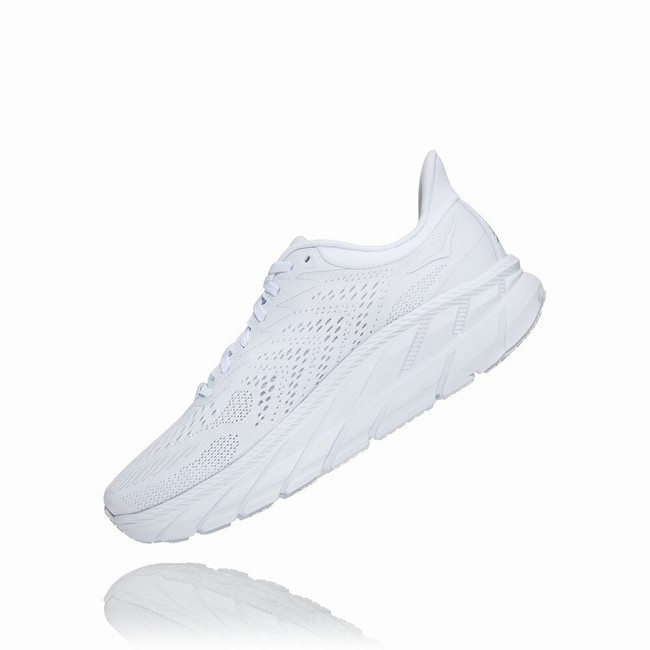 Hoka One One CLIFTON 7 Férfi Széles Cipő Fehér | 0TLGOUQc