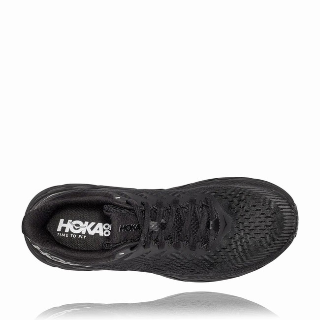 Hoka One One CLIFTON 7 Férfi Széles Cipő Fekete | 9cDEqxks