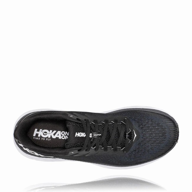 Hoka One One CLIFTON 7 Férfi Széles Cipő Fekete | KHoZCPaU