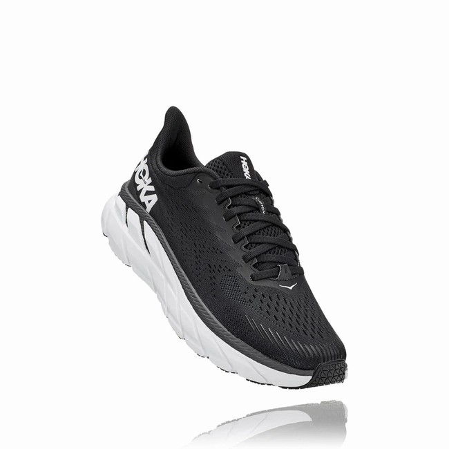 Hoka One One CLIFTON 7 Női Közúti Futócipő Fekete | 9SDh5Pnl