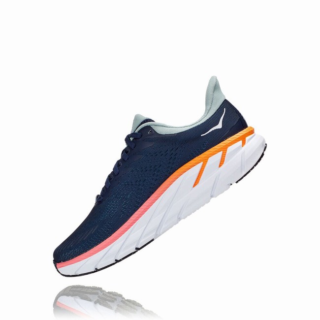 Hoka One One CLIFTON 7 Női Közúti Futócipő Sötétkék | 9hnSN1Qc