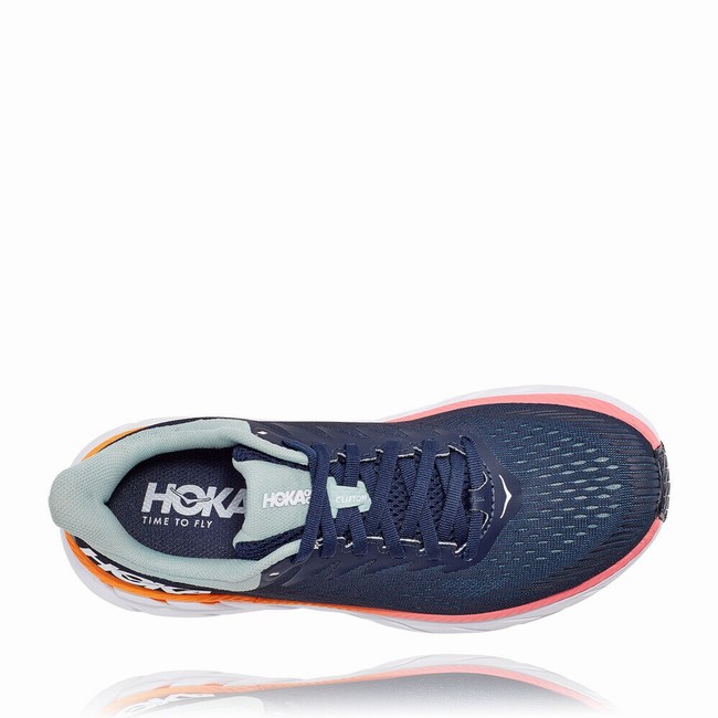 Hoka One One CLIFTON 7 Női Közúti Futócipő Sötétkék | 9hnSN1Qc