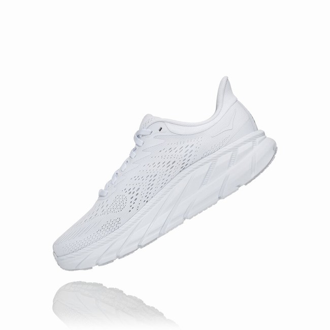 Hoka One One CLIFTON 7 Női Széles Cipő Fehér | D6OebIEs