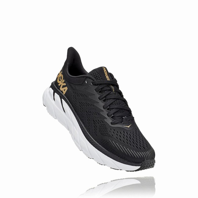 Hoka One One CLIFTON 7 Női Széles Cipő Fekete | HXPNRWey