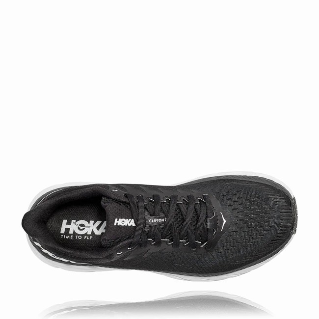 Hoka One One CLIFTON 7 Női Vegán Cipő Fekete | Zh3Vw6Ki