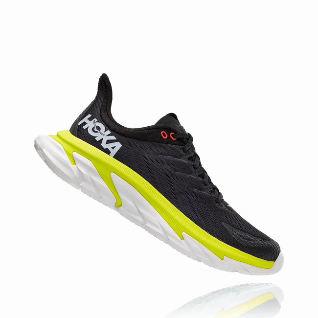 Hoka One One CLIFTON EDGE Férfi Közúti Futócipő Fekete Zöld | yNiwOsz1