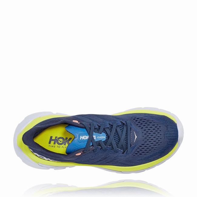 Hoka One One CLIFTON EDGE Női Közúti Futócipő Sötétkék Zöld | Z6VpgQo5