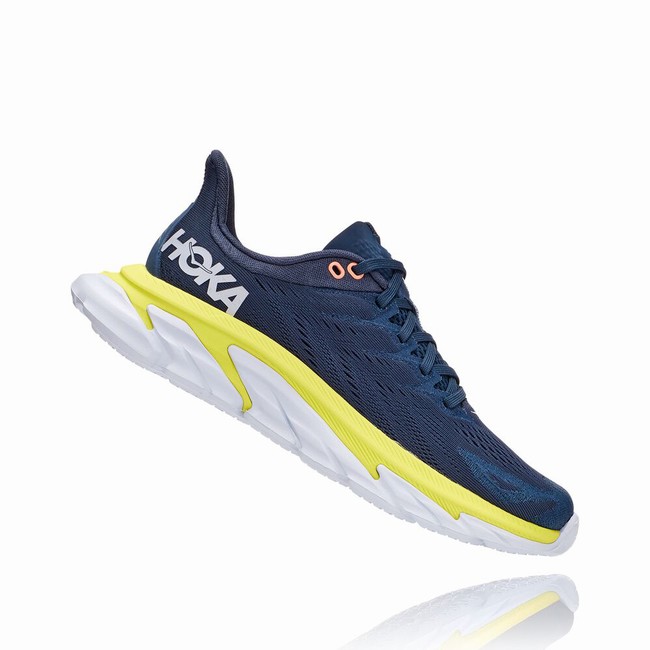 Hoka One One CLIFTON EDGE Női Pálya Futócipő Sötétkék Zöld | VkZCRwqG