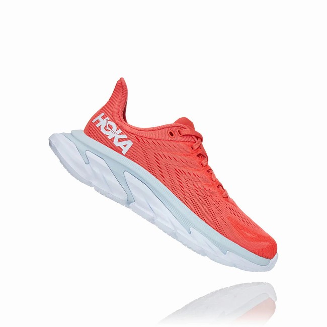 Hoka One One CLIFTON EDGE Női Vegán Cipő Piros | zRdw85kS