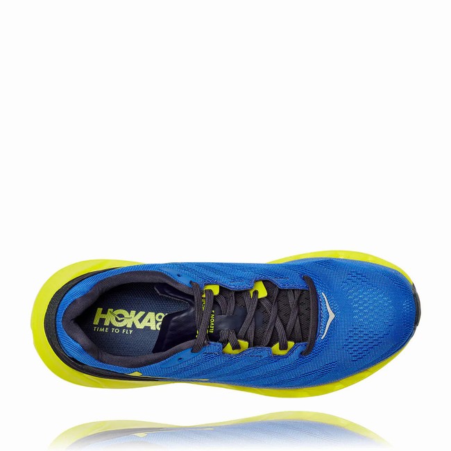 Hoka One One ELEVON 2 Férfi Közúti Futócipő Kék Zöld | lmF1QTDb