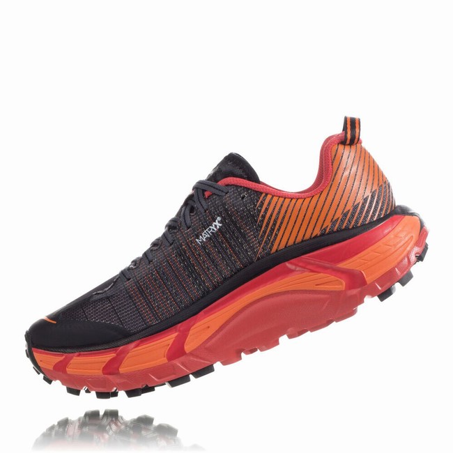 Hoka One One EVO MAFATE 2 Férfi Trail Futócipő Fekete Piros | V84jxJEl