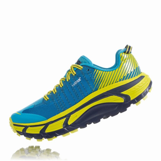 Hoka One One EVO MAFATE 2 Férfi Trail Futócipő Kék Zöld | opHbx61y