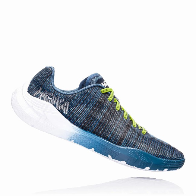 Hoka One One EVO REHI Férfi Pálya Futócipő Kék Fekete | A7cgUdtP