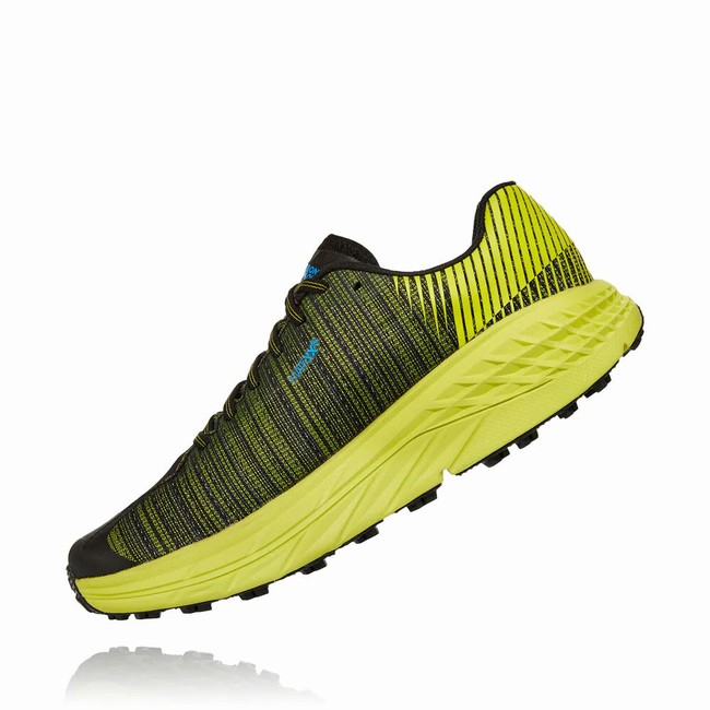 Hoka One One EVO SPEEDGOAT Férfi Trail Futócipő Zöld Fekete | QH4Vs9MX