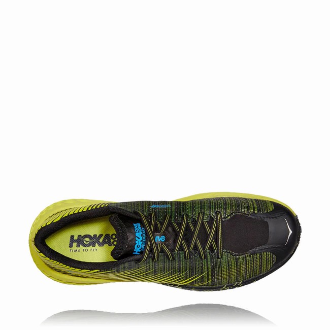 Hoka One One EVO SPEEDGOAT Férfi Trail Futócipő Zöld Fekete | QH4Vs9MX