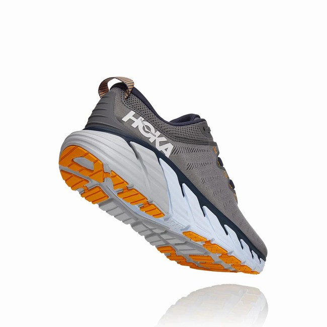 Hoka One One GAVIOTA 3 Férfi Vegán Cipő Szürke | av0StW4C