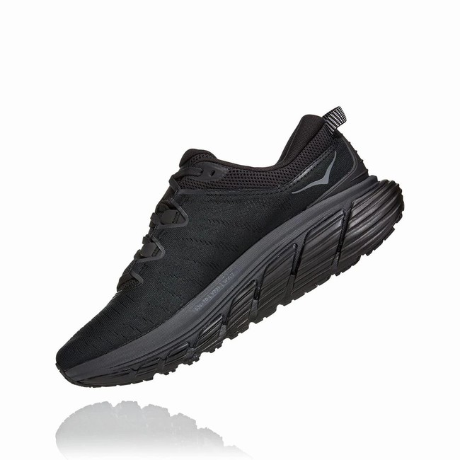 Hoka One One GAVIOTA 3 Férfi Vegán Cipő Fekete | d47QexaD